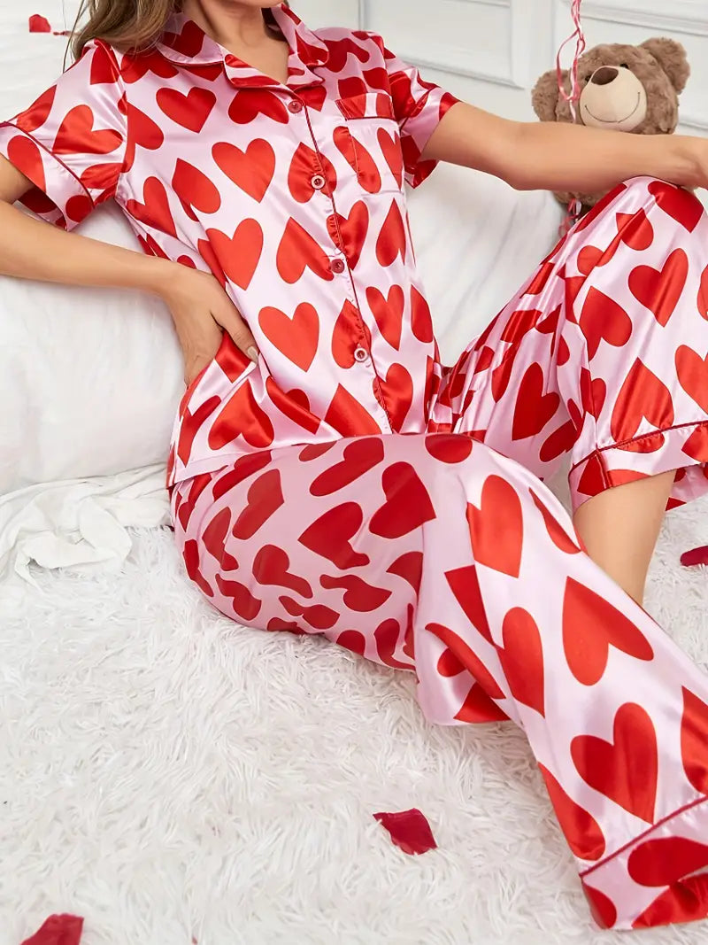 Valentine’s Heart Pajama Set