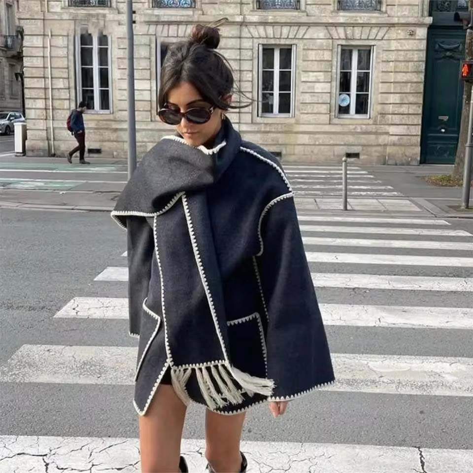 Zigzag Scarf Jacket